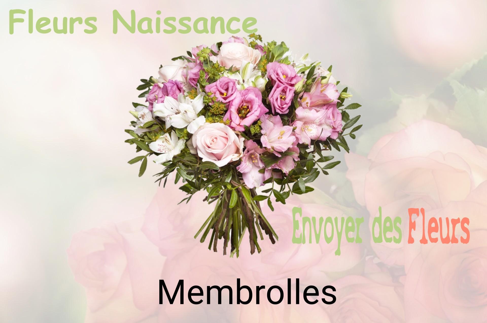 Bouquet de fleurs de naissance livré à Membrolles